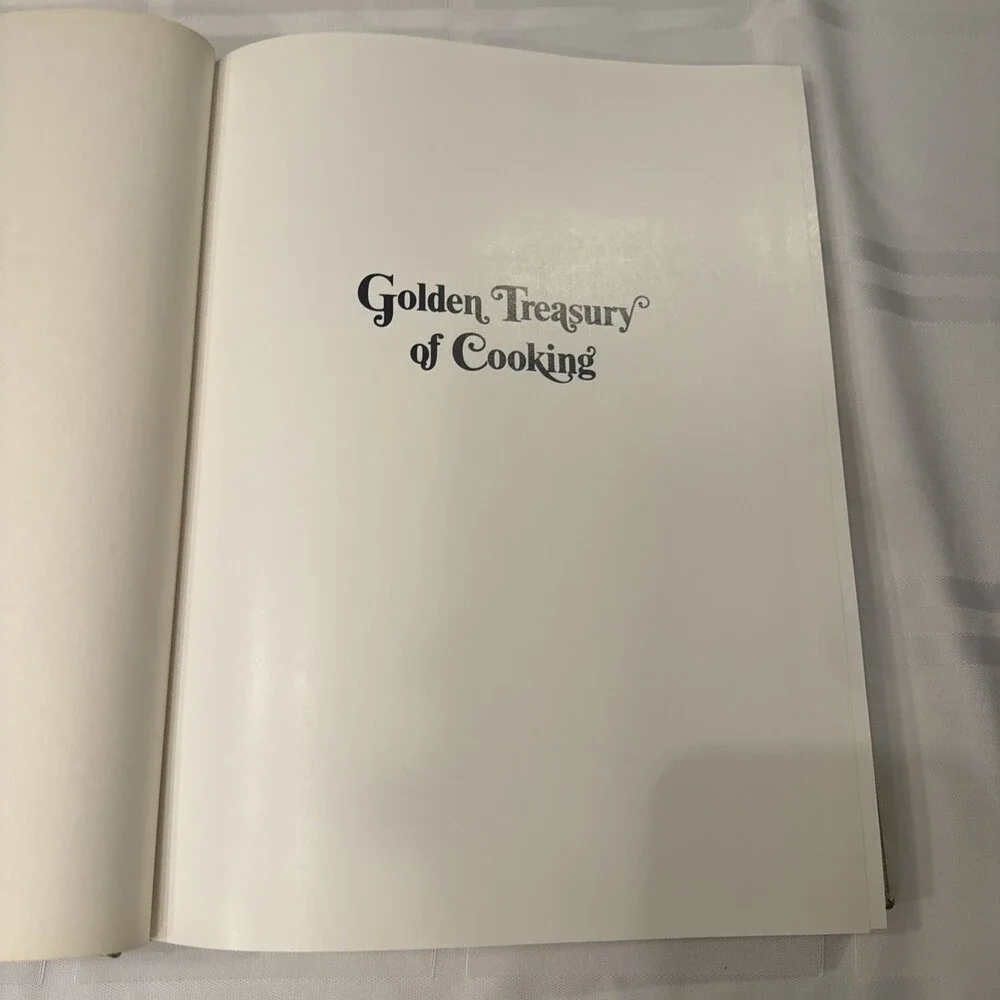 Better Homes And Gardens Golden Treasury Of Cooking Gold HC 1973 Illustrated USA